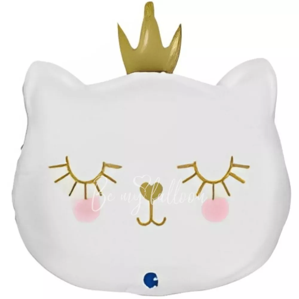 26" Foil figurine Kitten Princess White