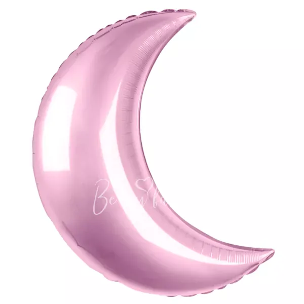 36" Helium foil gloss Pink Crescent balloon