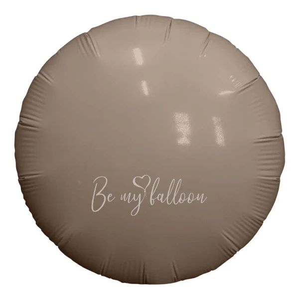 18" Cacao round foil shape