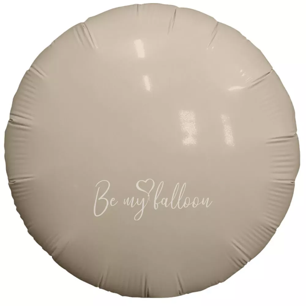 18" Cream round foil shape 