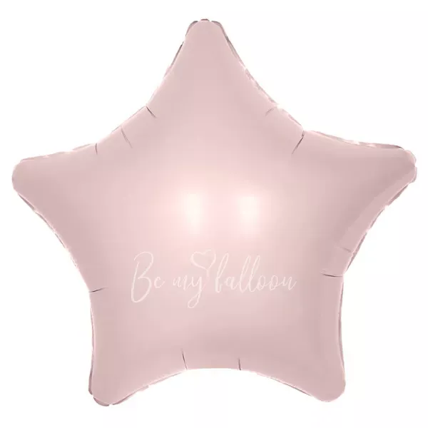18" Rose Powder star foil shape
