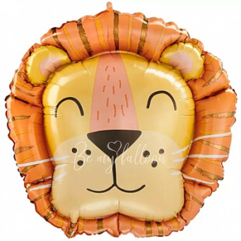 23" Helium foil Head Lion balloon