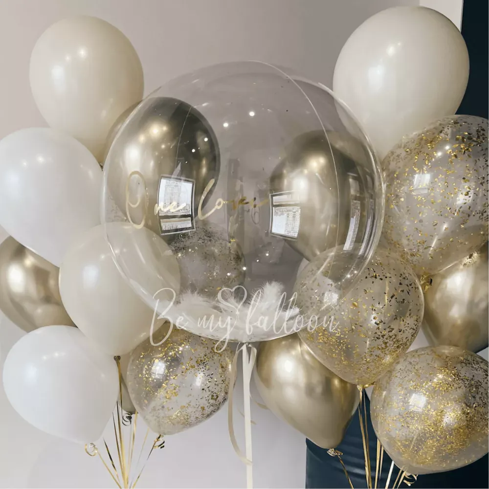 A bouquet of balloons