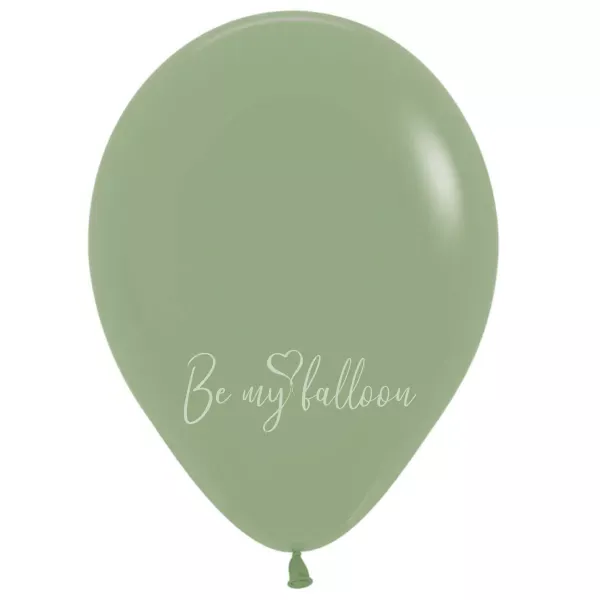 12" Helium fashion Eucalyptus 027 plain balloon
