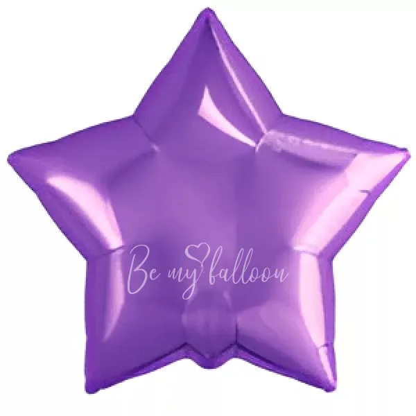 19" Foil Star is Lilac