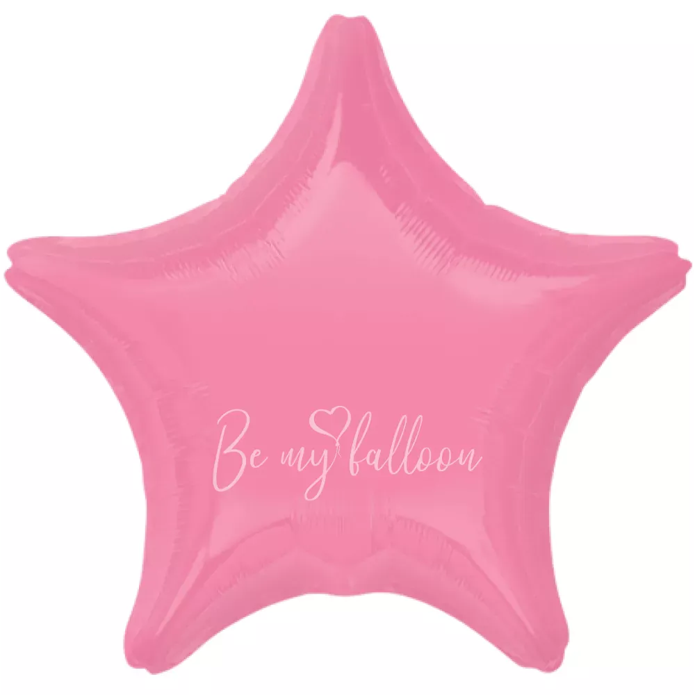 32" Helium foil balloon gloss Pink Star 