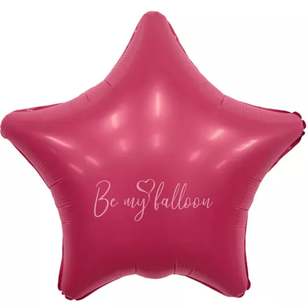 18" Viva Magenta star foil shape 