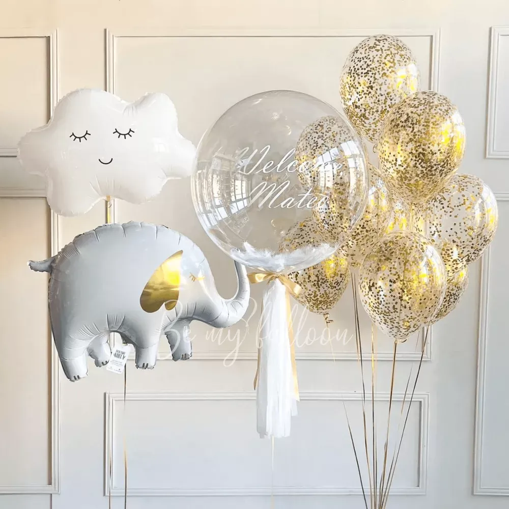 باقة من البالونات مرحبا يا حبيبي