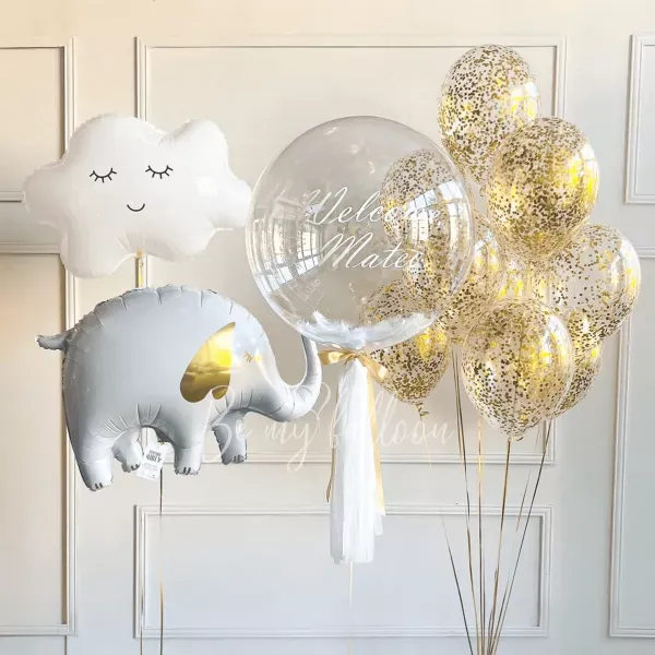 Bouquet of balloons Hello, baby