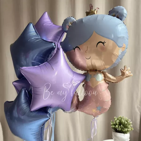 Bouquet of mysterious mermaid balloons