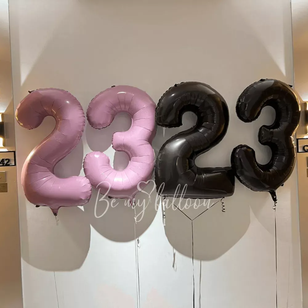 40 " أرقام احباط 3 أسود