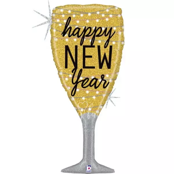 37" Шар из фольги Бокал Шампанского