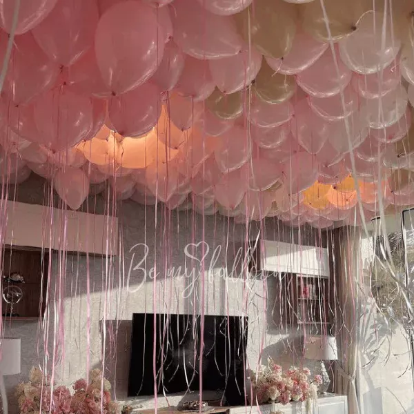 100 ceiling helium balloons standard