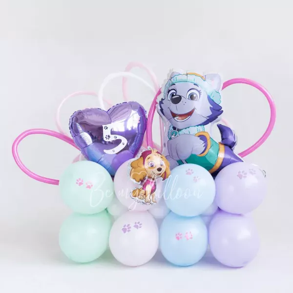 تكوين بالون عيد ميلاد من باو باترول