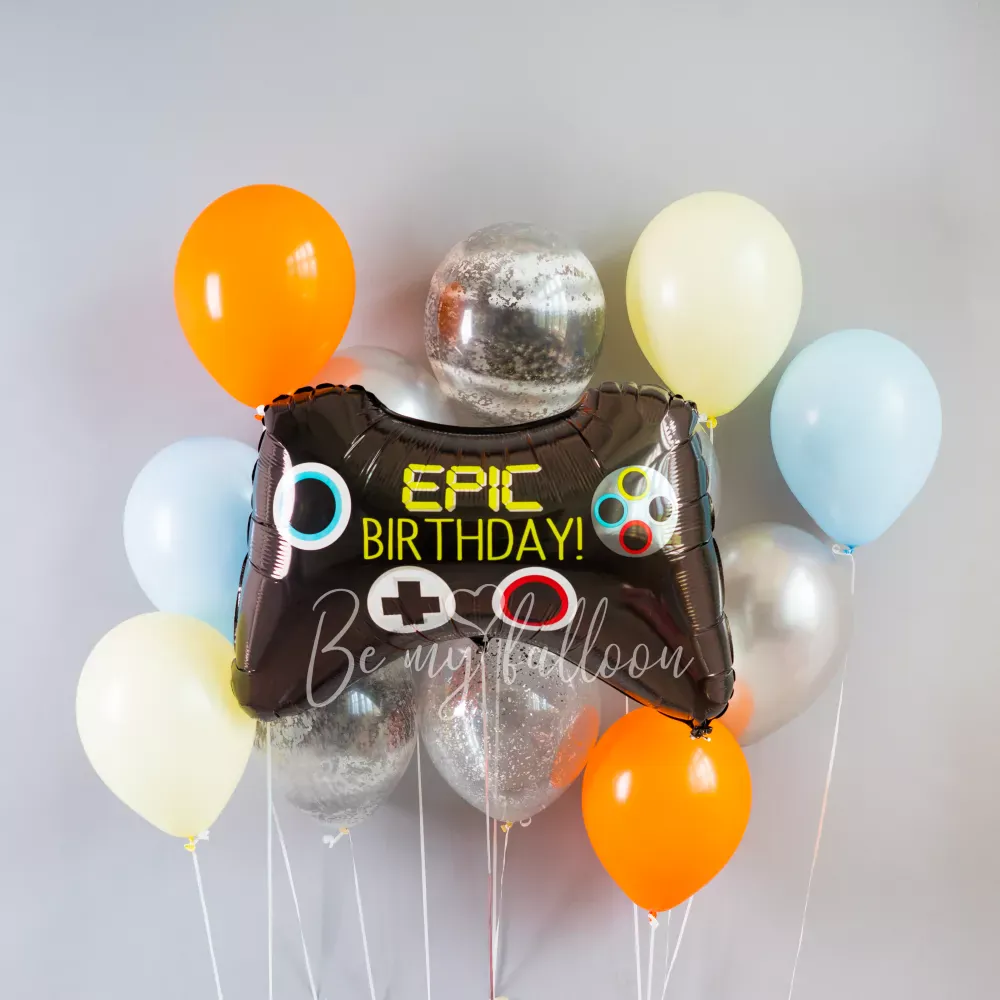 باقة بالونات عيد ميلاد اللاعب!