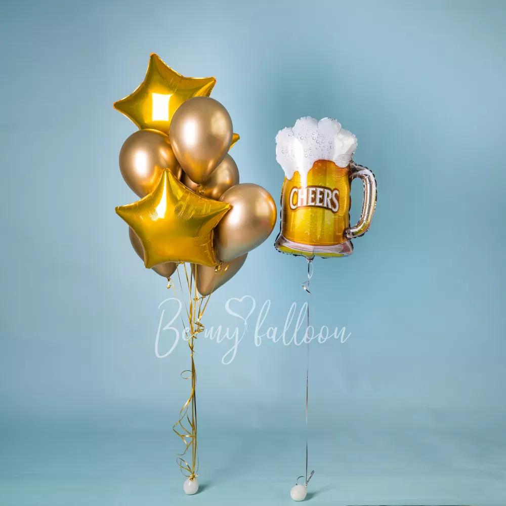 Happy Beer-day! Balloon bouquet