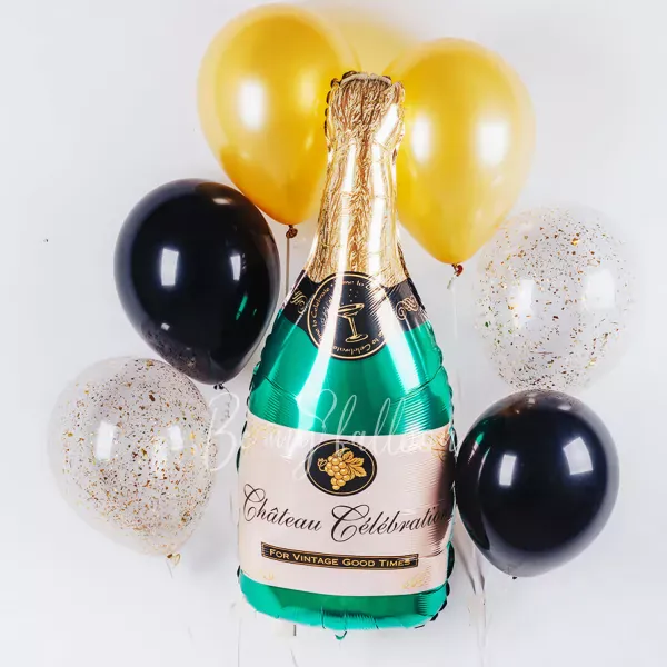 Sparkling bottle Balloon Bouquet