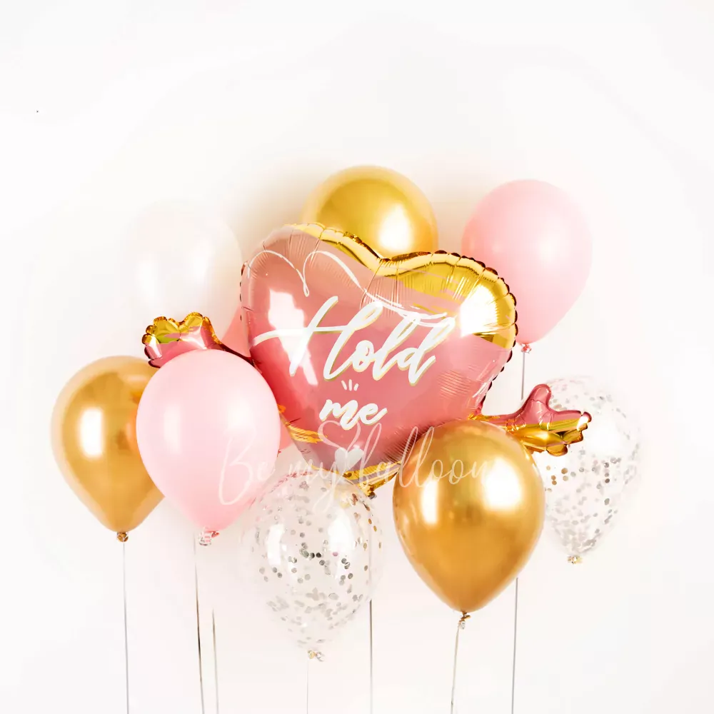 Hold me! Balloon bouquet