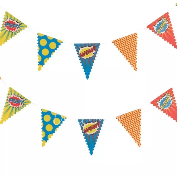 Pop art bunting