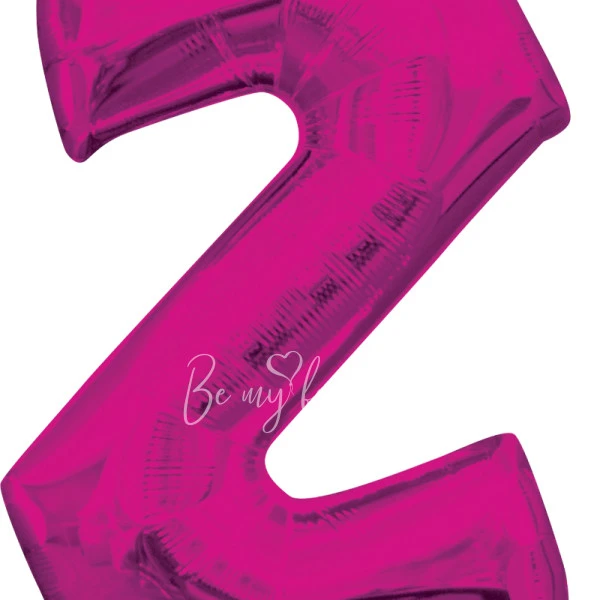 40" Helium foil gloss Fuchsia Letter Z balloon
