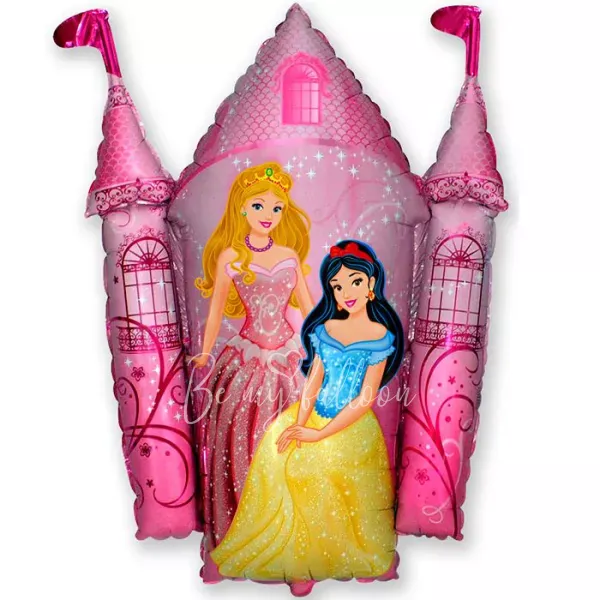 34" Helium foil Princesses Castle balloon