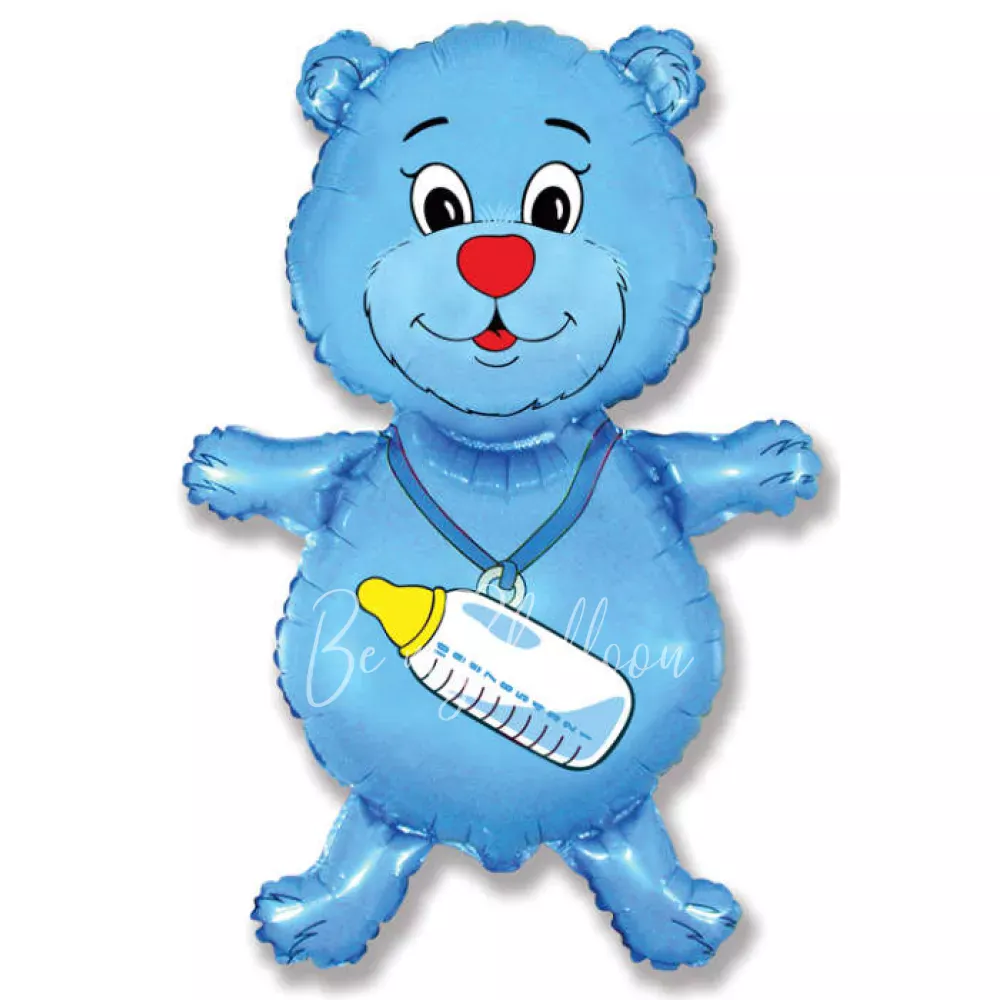 37" Helium foil Baby bear boy balloon