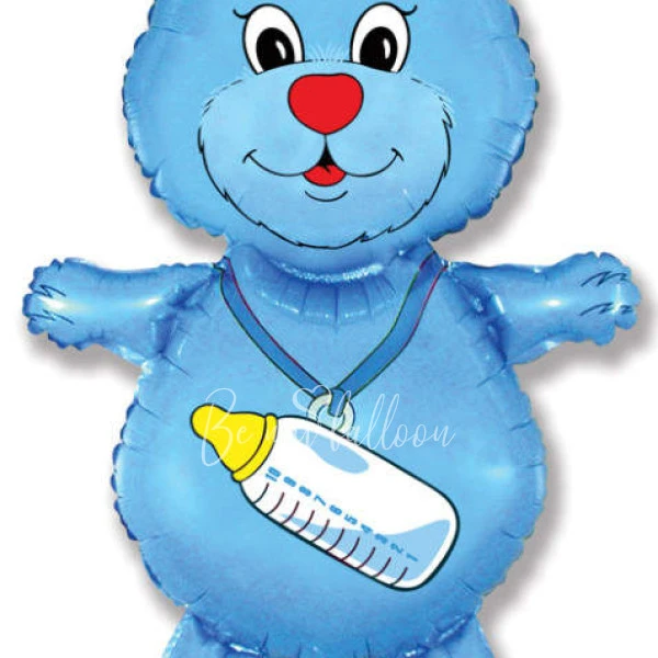 37" Helium foil Baby bear boy balloon