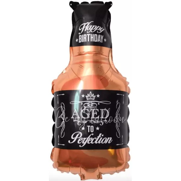34" Helium foil Whiskey bottle balloon