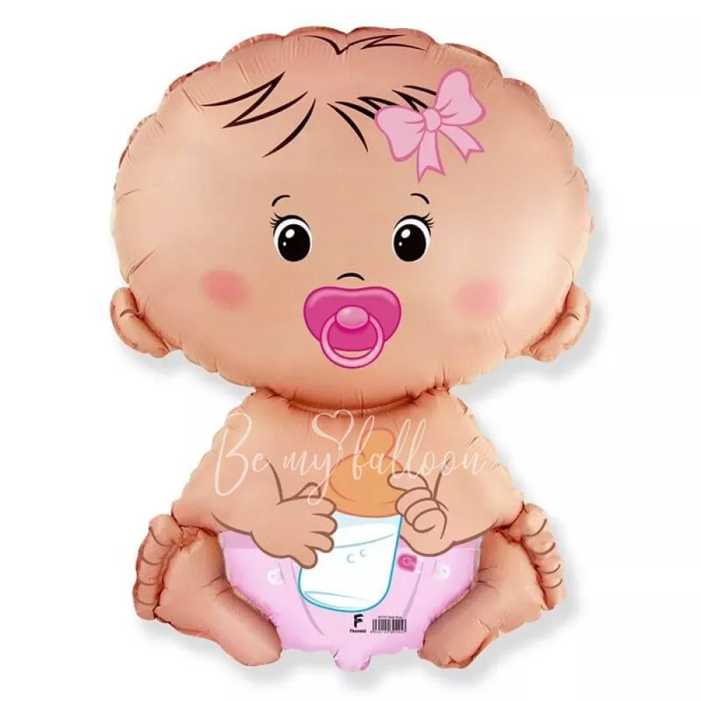 26" Helium foil Baby girl balloon
