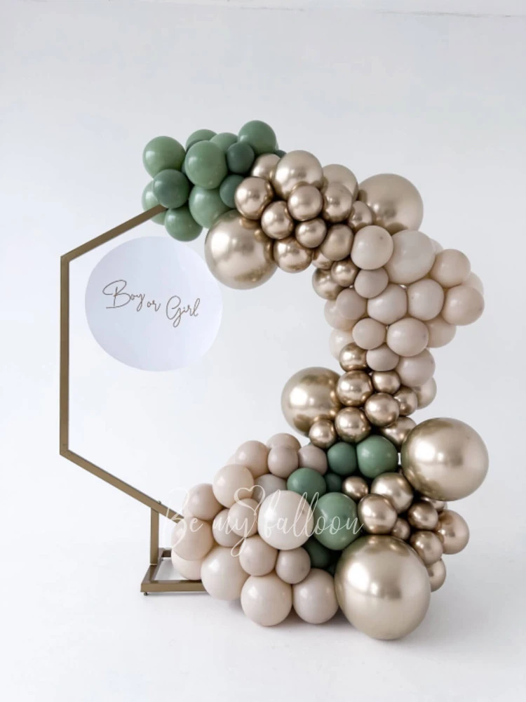 Balloon decoration for Gender party with metall frame Boy or Girl?