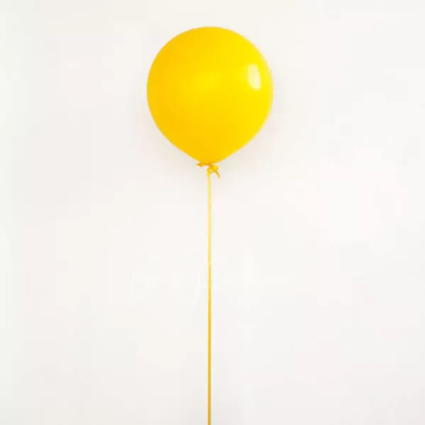 Latex Giant plain fashion balloon Yellow