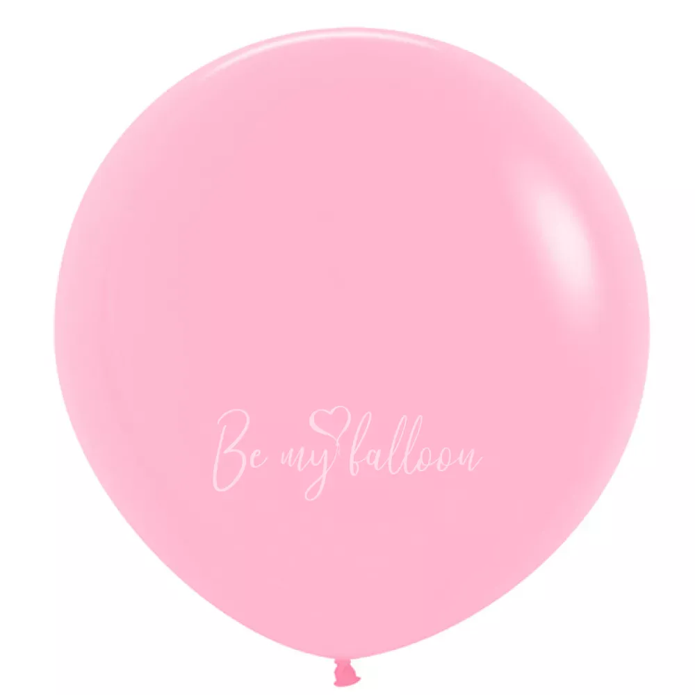 24" بالون هيليوم فاشون بدون رسومات بينك 009