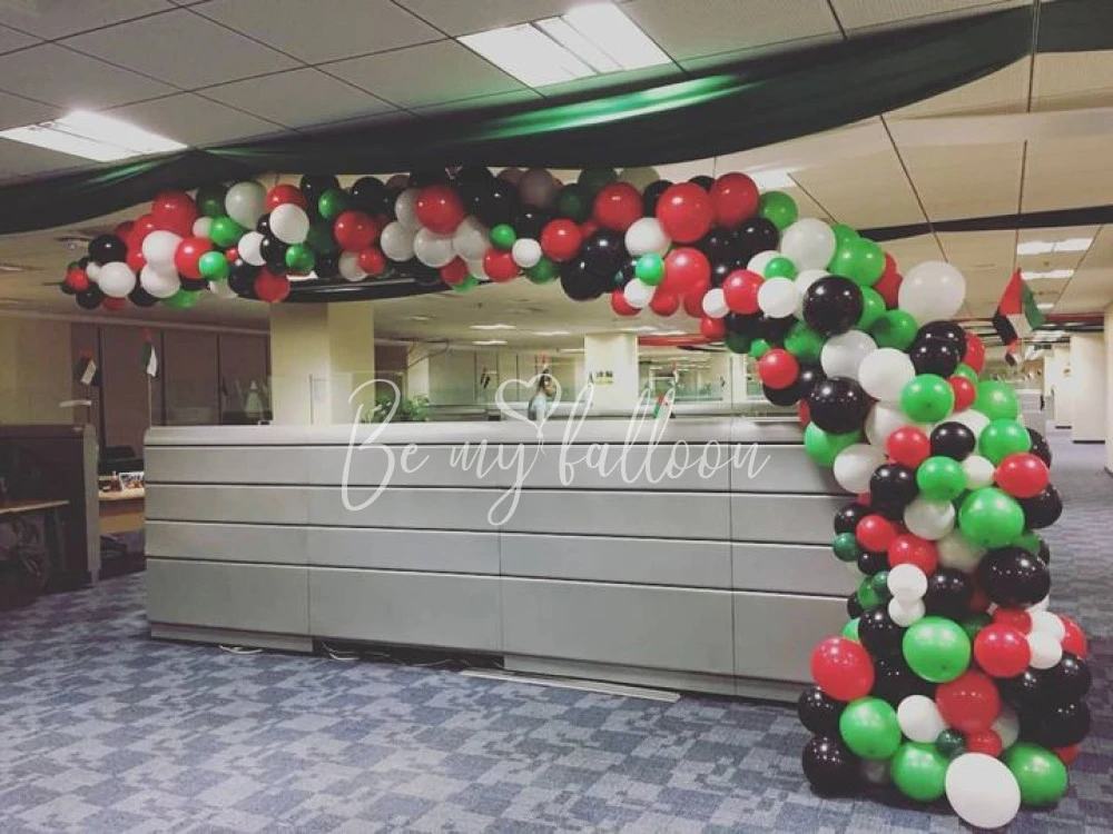 6,5 meter UAE Organic Balloon Garland