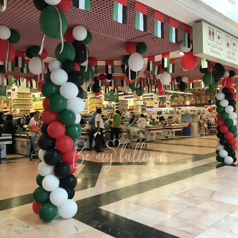 أعمدة البالونات الكلاسيكية 2 متر قطعتين