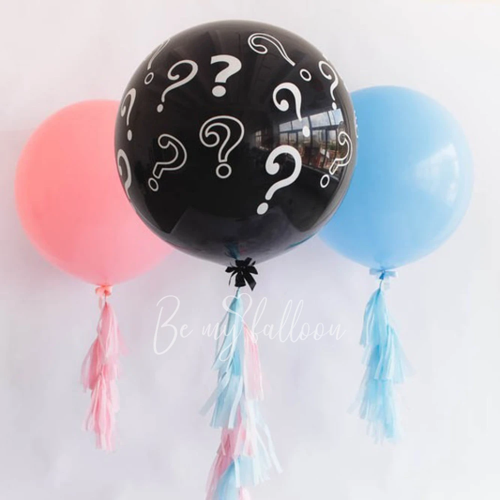 Giant Balloons Exciting Gender Reveal! 