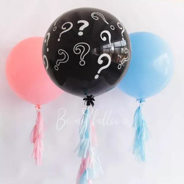 Giant Balloons Exciting Gender Reveal! 