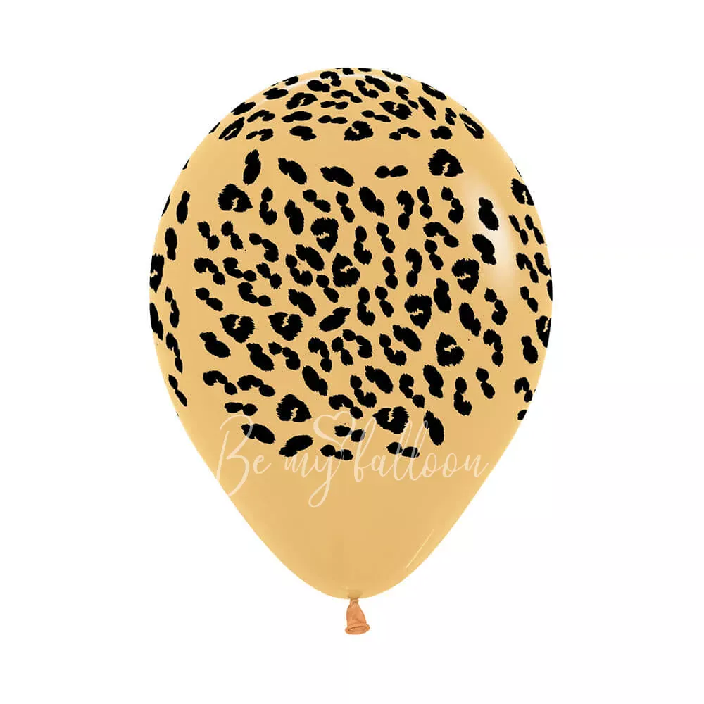 12" Helium latex jungle printed balloon