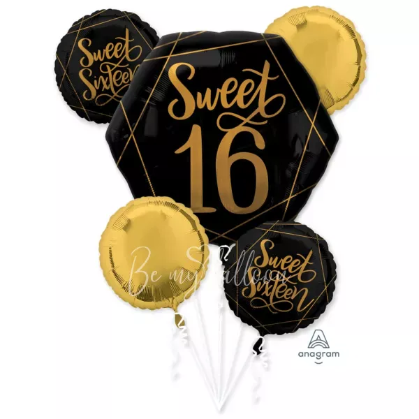 Elegant Sixteen! Balloon bouquet