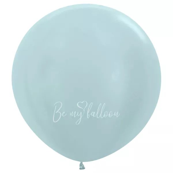 36" Helium metallic silver 481 plain balloon